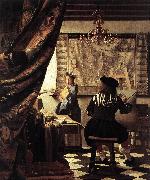Jan Vermeer The Art of Painting oil painting picture wholesale